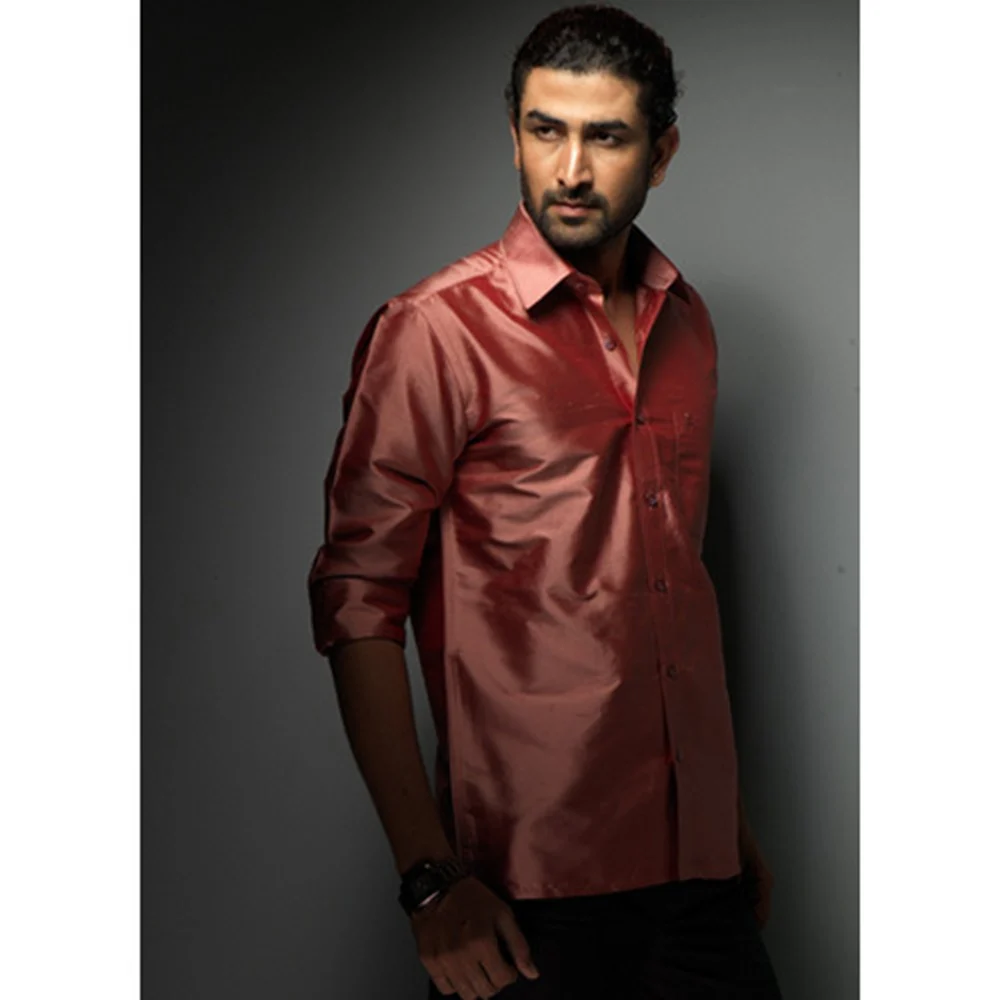 Men Silk Shirt